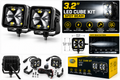 Hella LED Black Magic 3.2" Cube Kit - (Spot)