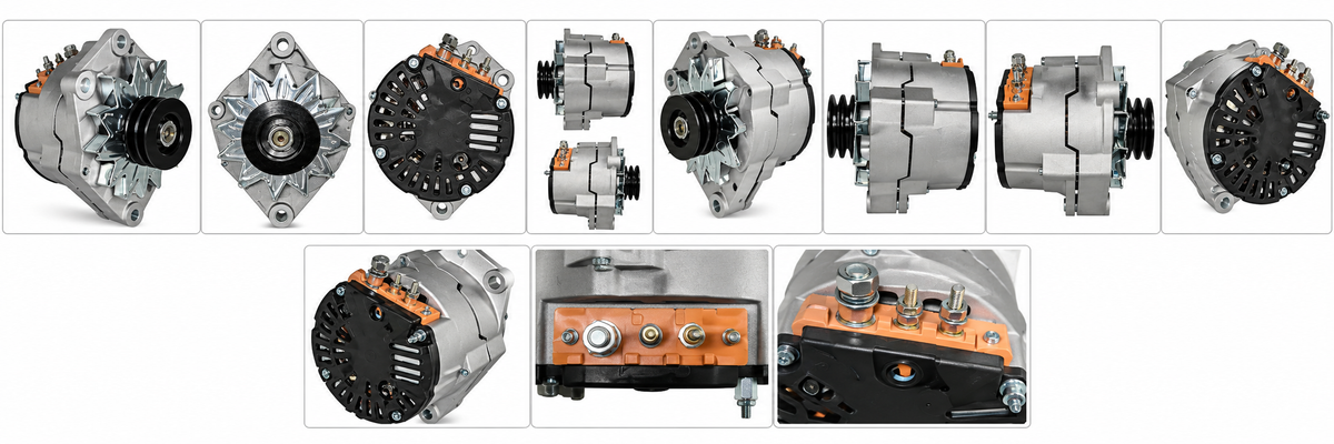 24V 55A Heavy-Duty Alternator – 2-Groove