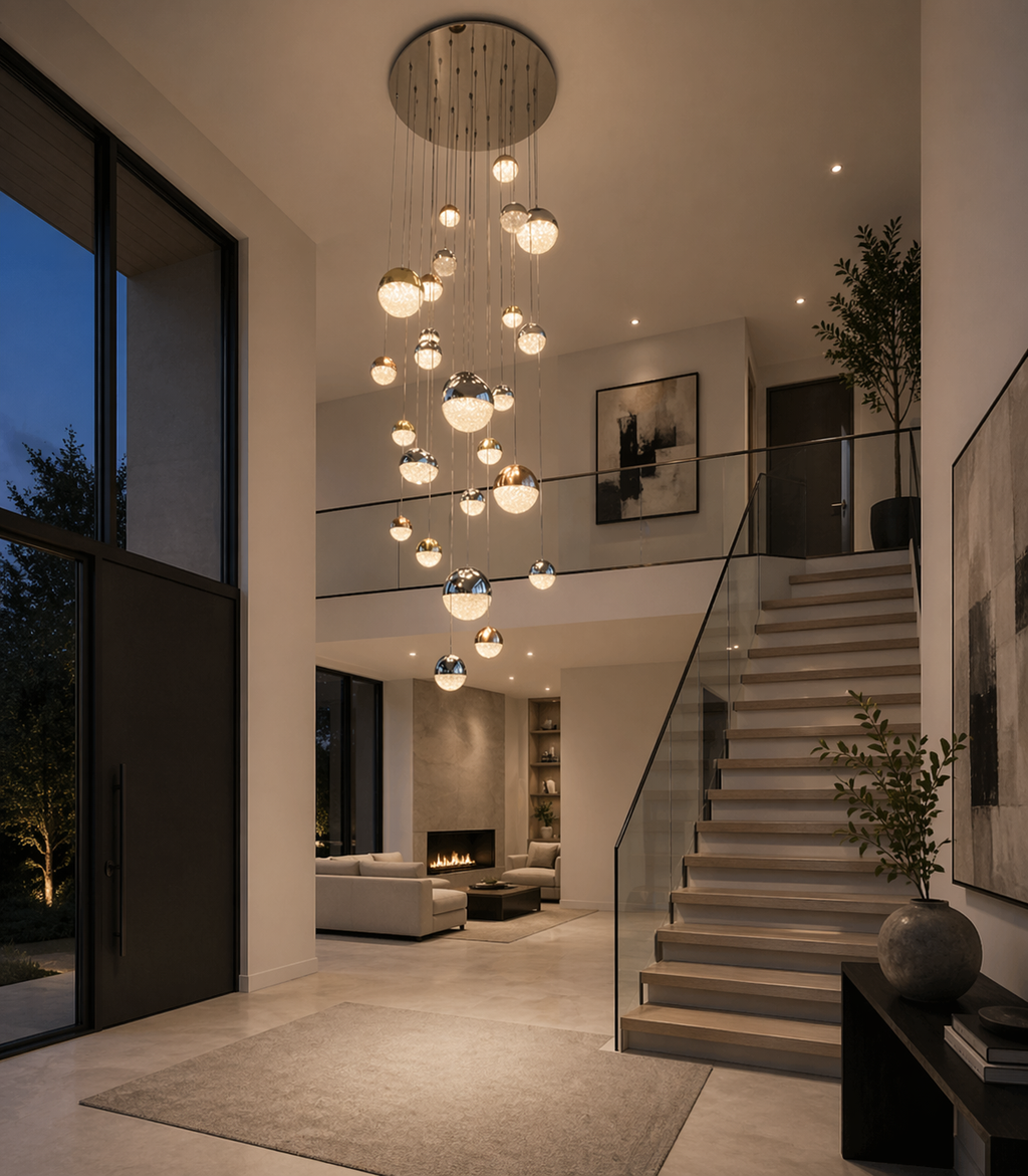 HALOLA LED PENDANT | CHROME