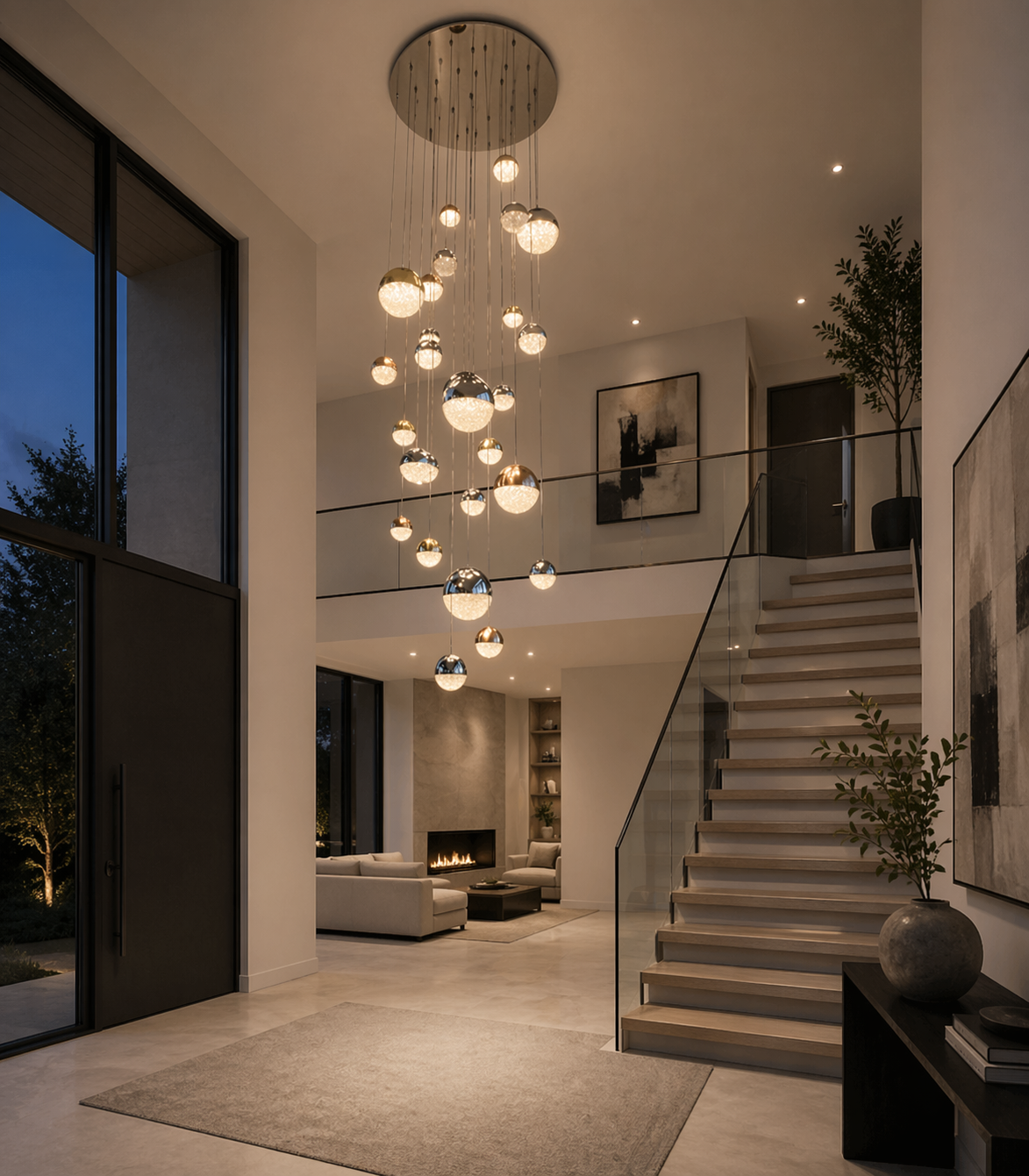 HALOLA LED PENDANT | CHROME