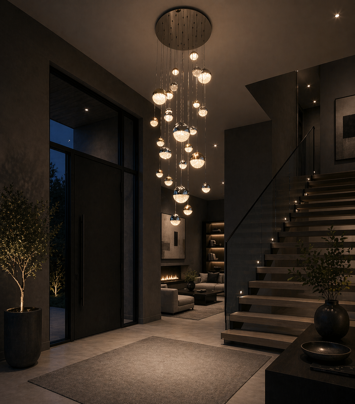 HALOLA LED PENDANT | CHROME