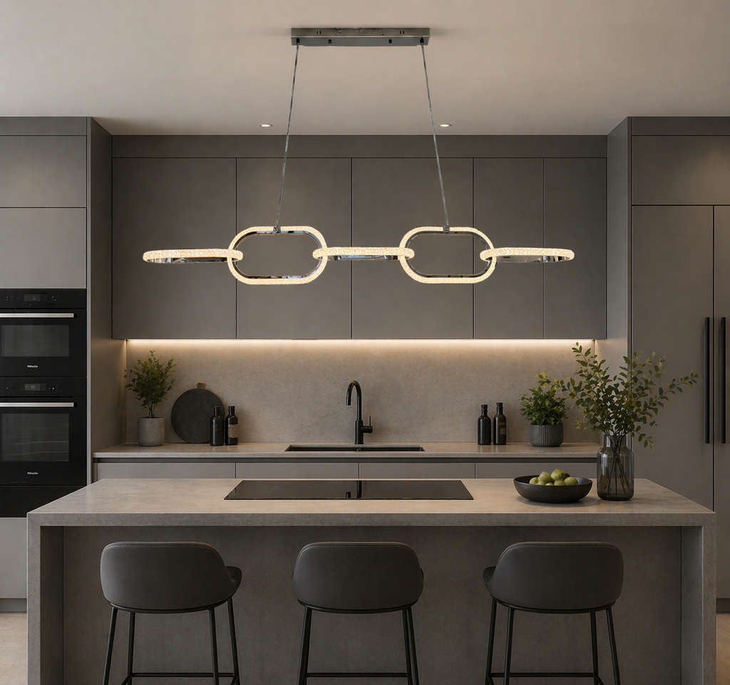 LED Crystal Dining Pendant Light