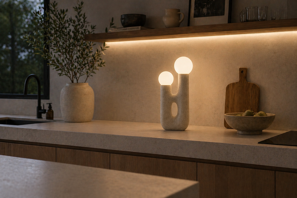 SAN PEDRO STONE TABLE LAMP