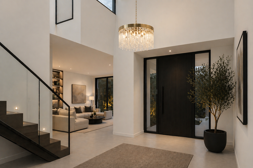 BELLA METAL AND GLASS CHANDELIER LIGHT GOLD