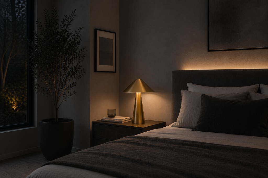 BURKE RECHARGEABLE METAL LED TABLE LAMP