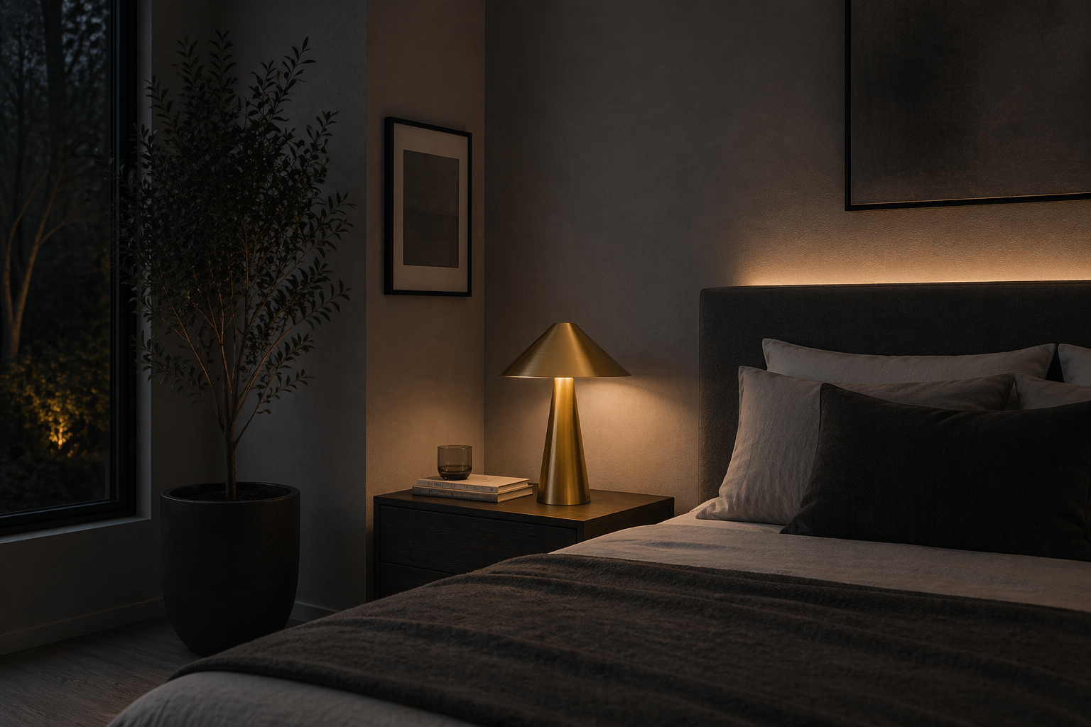 BURKE RECHARGEABLE METAL LED TABLE LAMP
