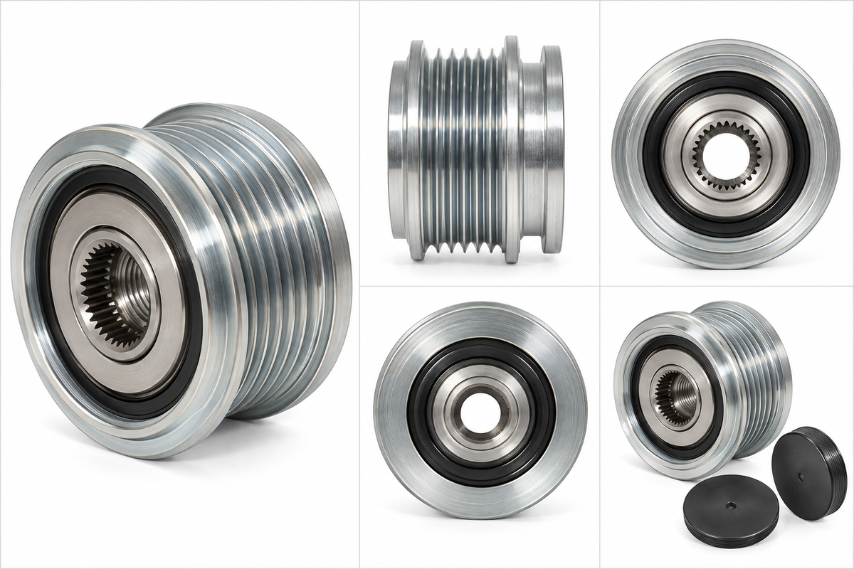 6-Groove Alternator Freewheel Pulley – Volkswagen &amp; Audi Applications