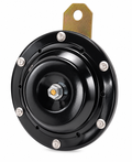 12v 2 Pin Single Black Hooter