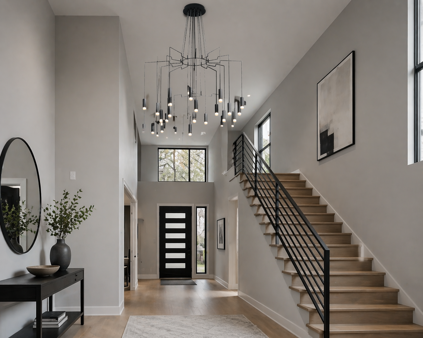 MARIONETTE CHANDELIER 15 LIGHT BLACK