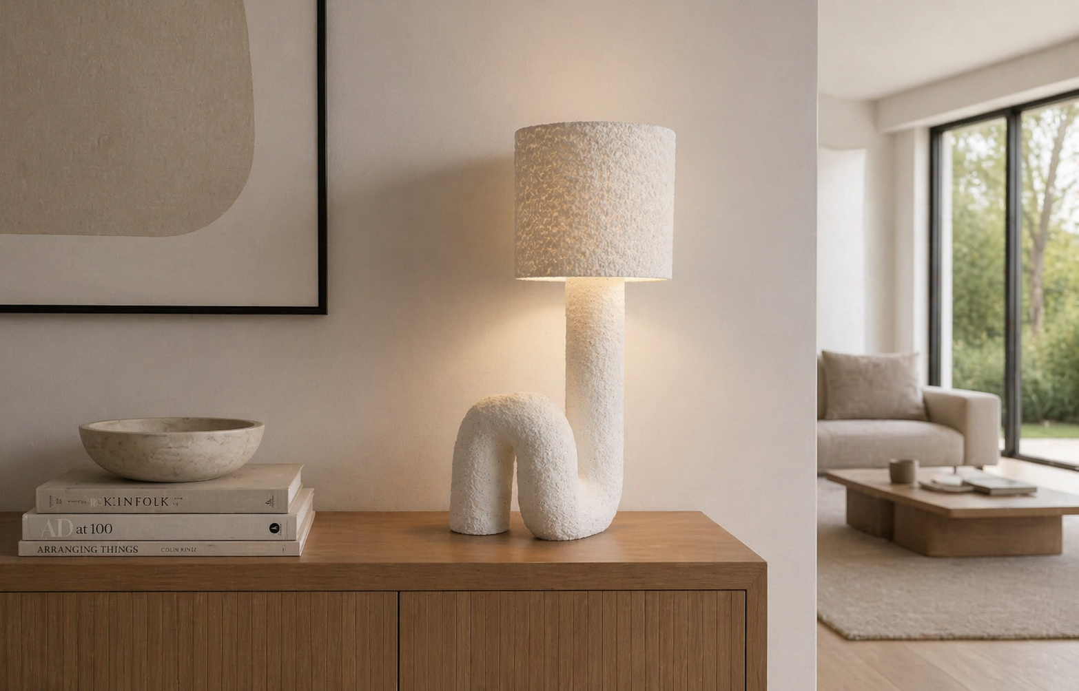 FLOW STONE TABLE LAMP