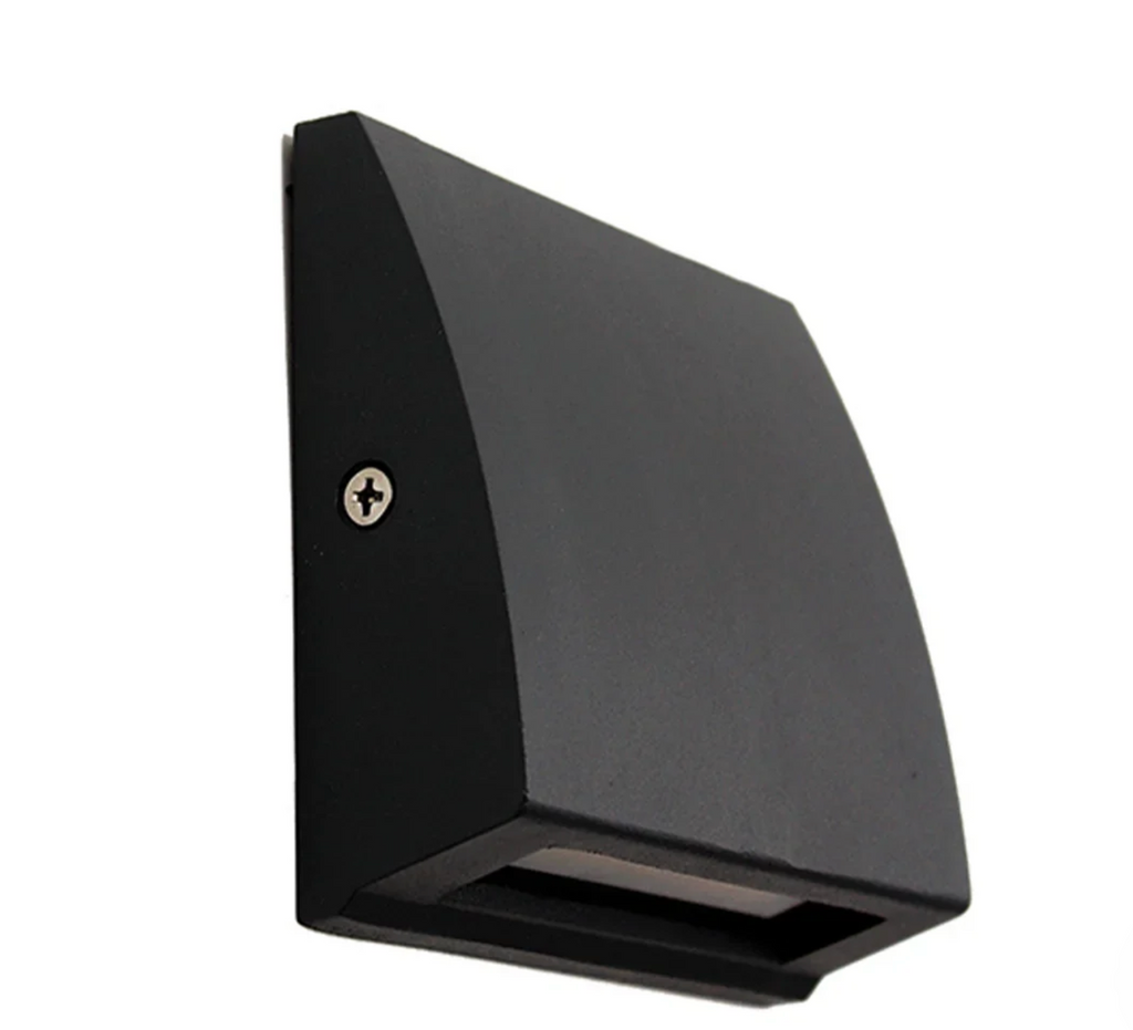 BLACK LED OUTDOOR WALL LIGHT – ARCHED PATH LIGHT