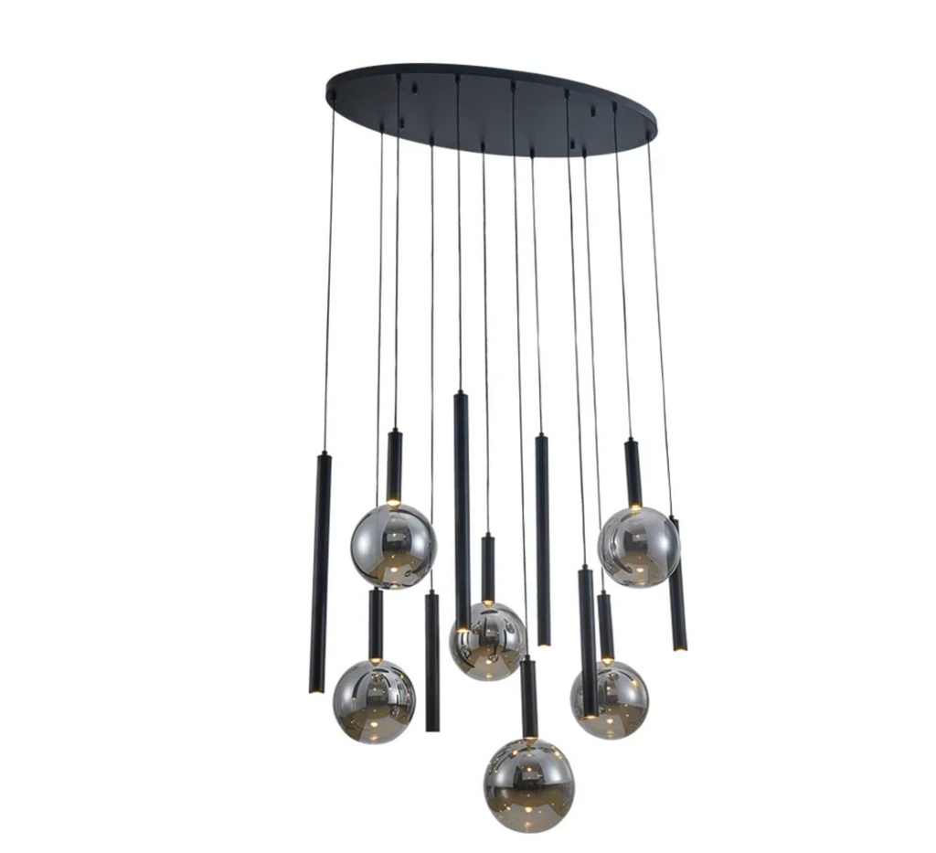 TALOS CASCADE PENDANT LIGHT - SMOKE