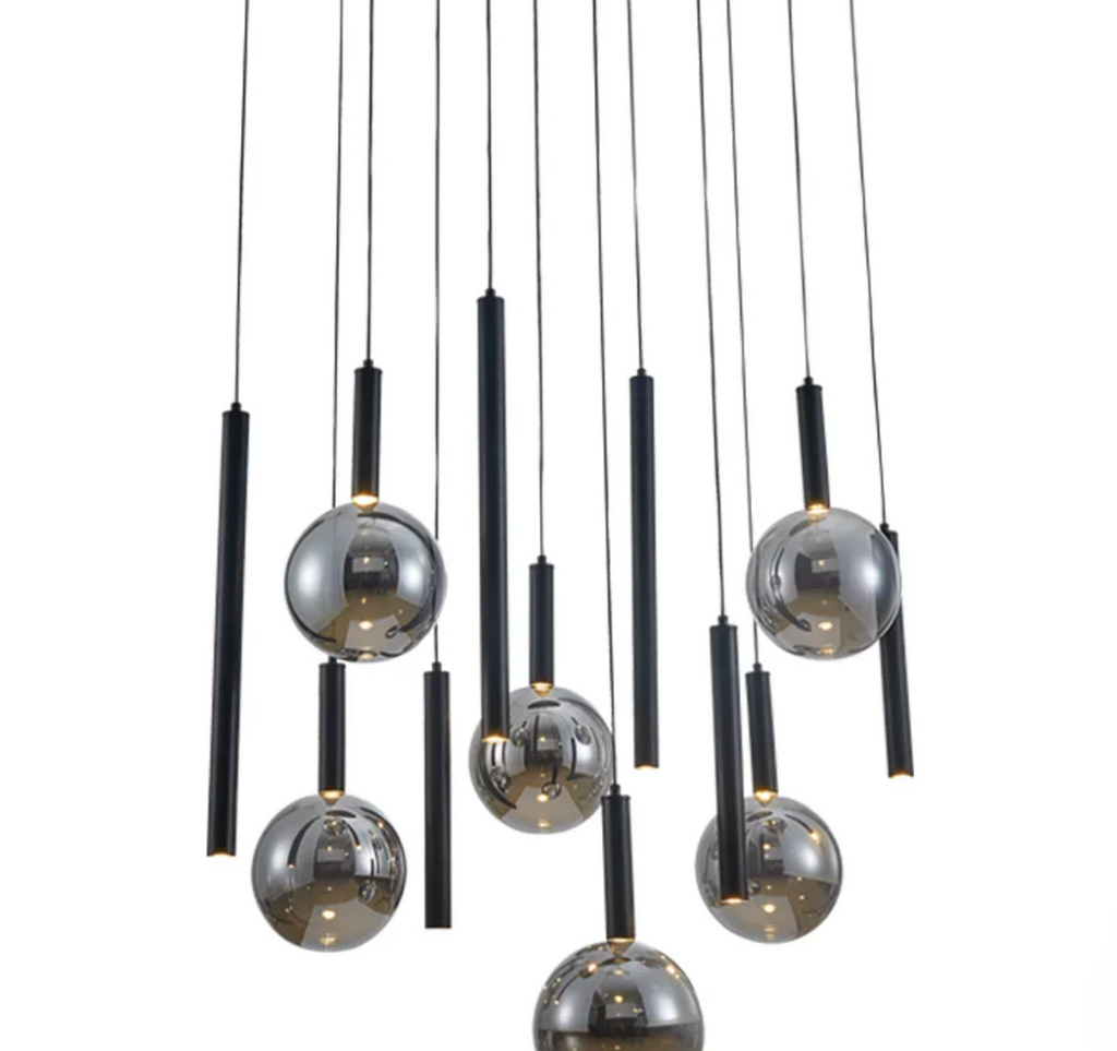TALOS CASCADE PENDANT LIGHT - SMOKE