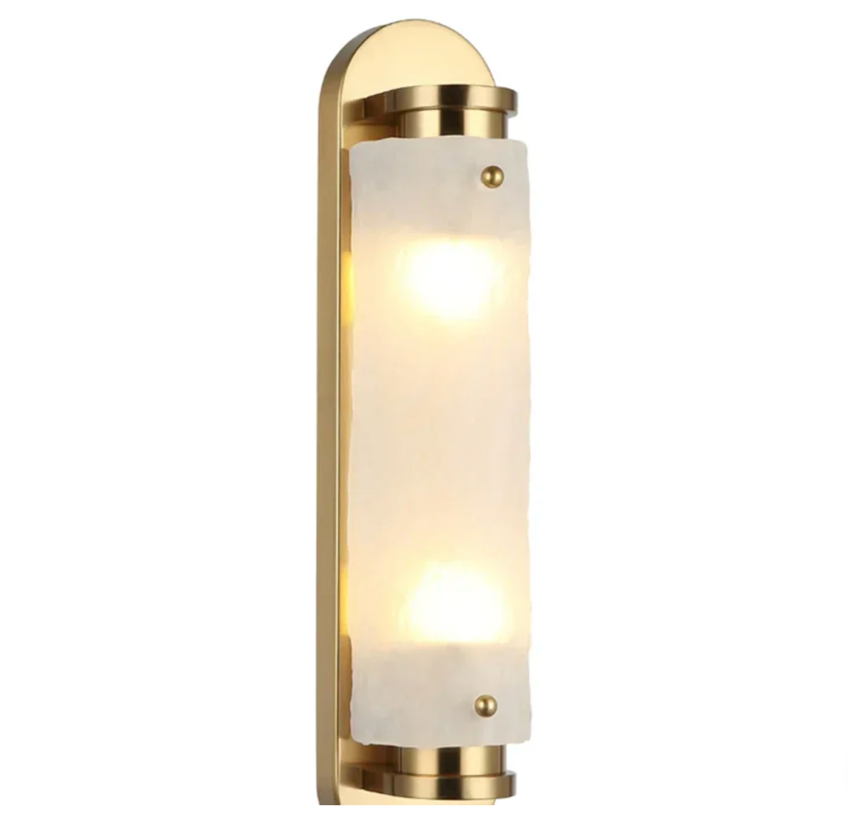 EVEREST GOLD WALL LIGHT – FROSTED GLASS