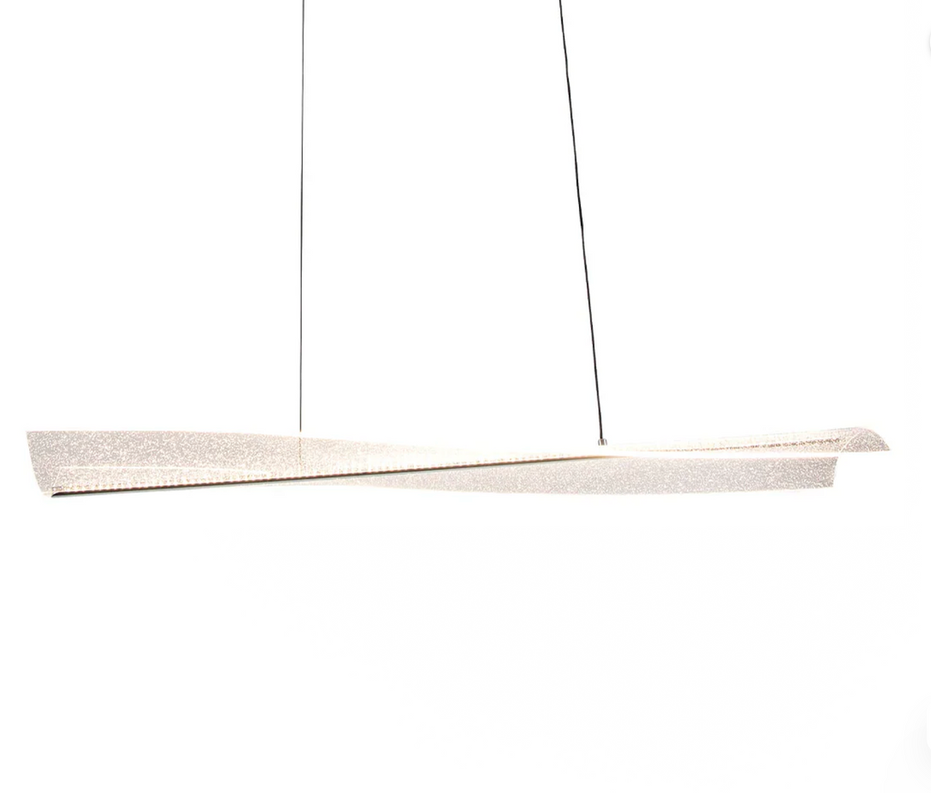 GLITZ ACRYLIC LED PENDANT LIGHT – POLISHED CHROME