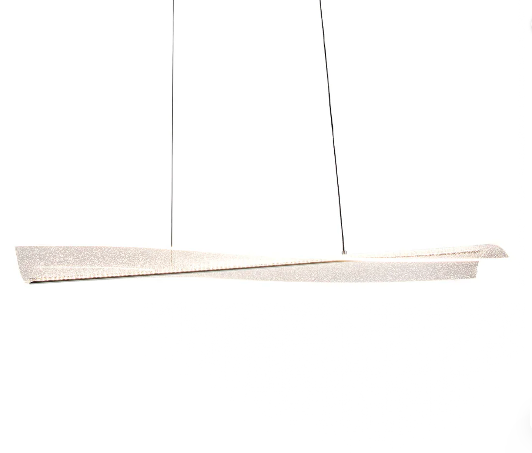 GLITZ ACRYLIC LED PENDANT LIGHT – POLISHED CHROME