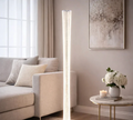 GLITZ ACRYLIC LED FLOOR LAMP – POLISHED CHROME