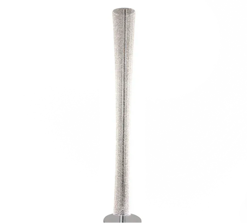 GLITZ ACRYLIC LED FLOOR LAMP – POLISHED CHROME