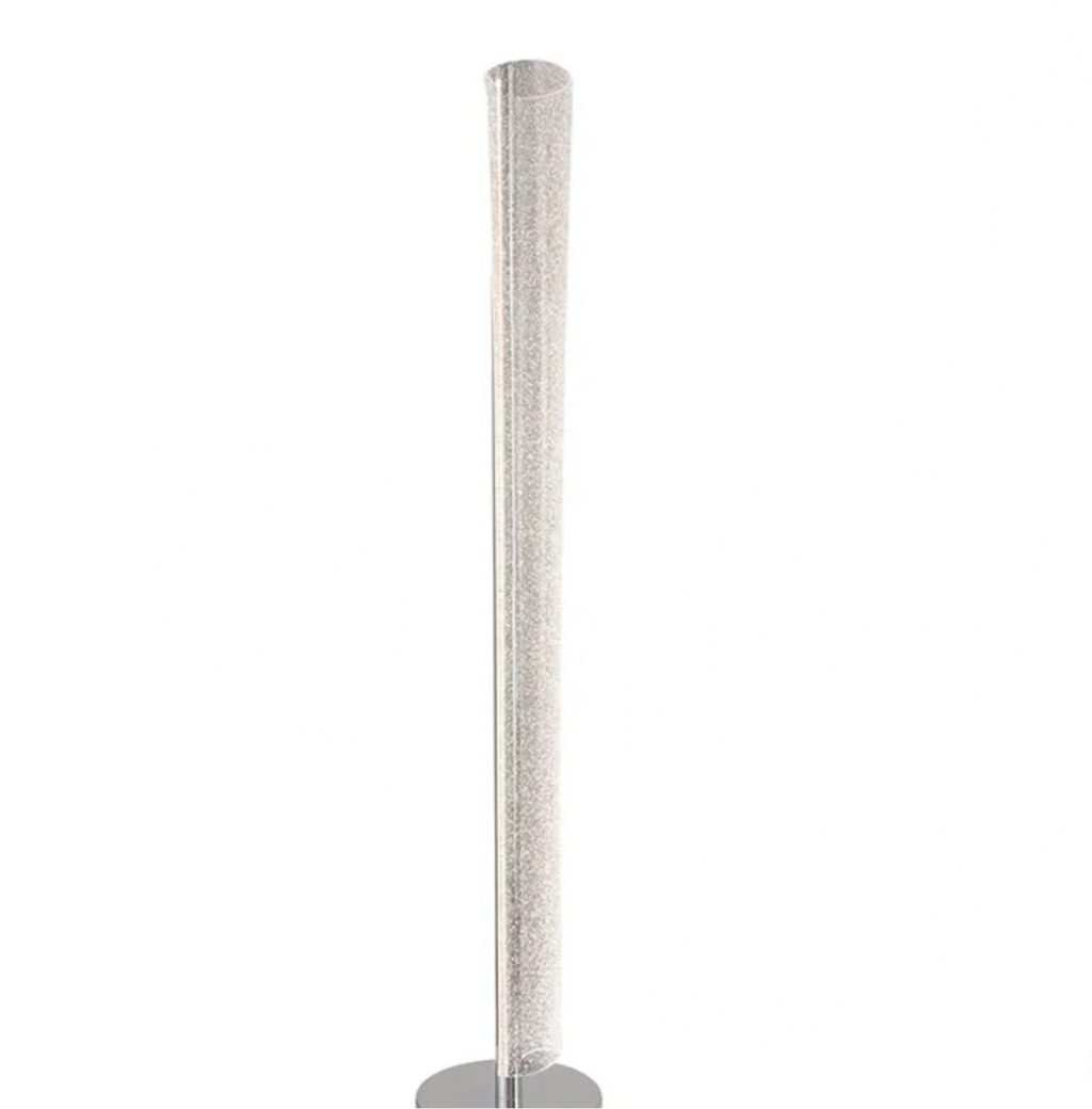 GLITZ ACRYLIC LED FLOOR LAMP – POLISHED CHROME