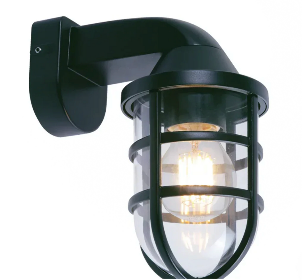 HARBOR GUARD OUTDOOR WALL LIGHT – BLACK