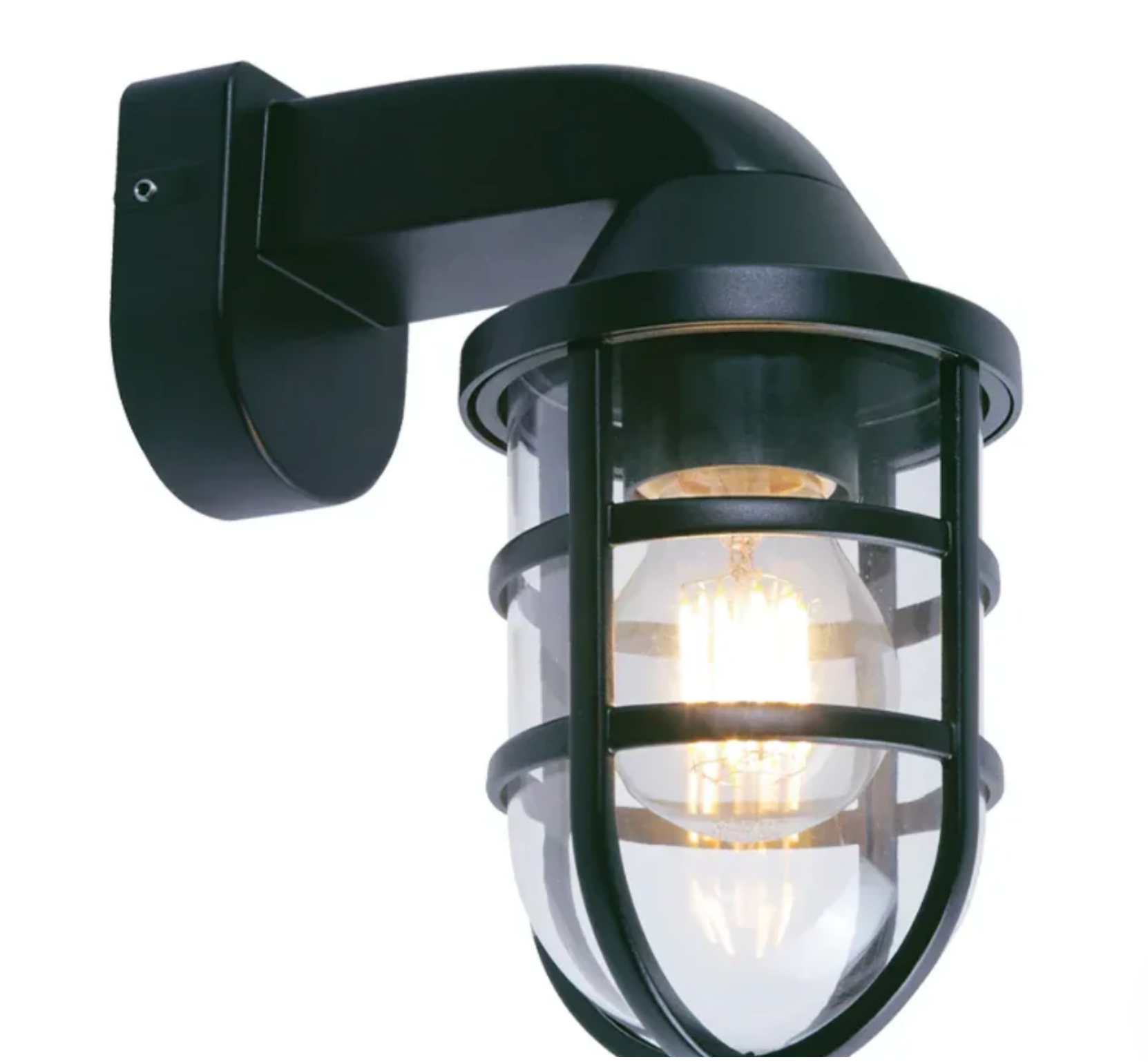 HARBOR GUARD OUTDOOR WALL LIGHT – BLACK