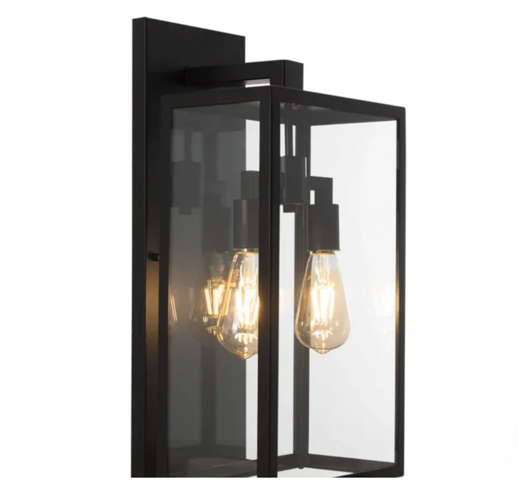 ATRIUM OUTDOOR WALL LANTERN – BLACK