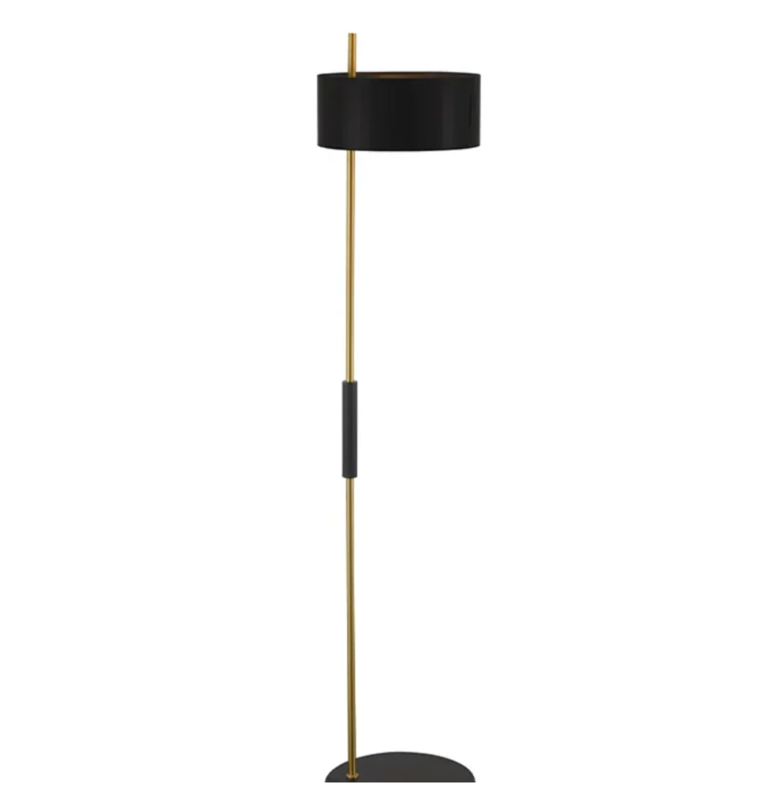 NOVARA BLACK AND GOLD FLOOR LAMP
