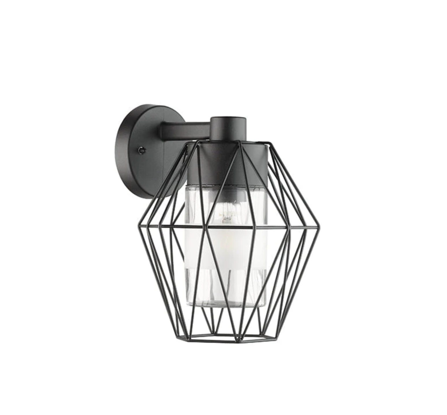 CANOVE GEOMETRIC OUTDOOR WALL LIGHT - BLACK