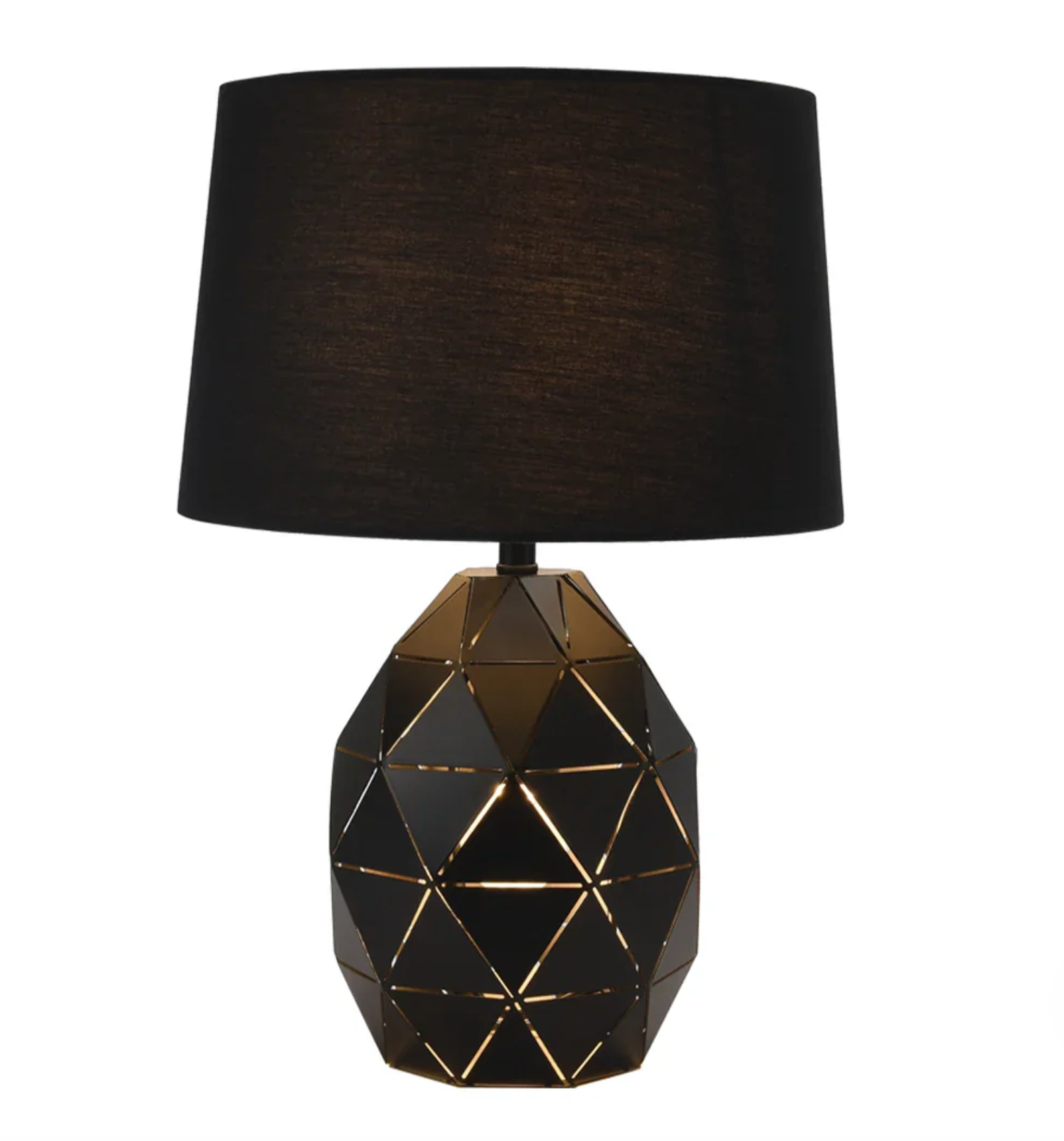 GEOMAX BLACK TABLE LAMP - STYLE 2