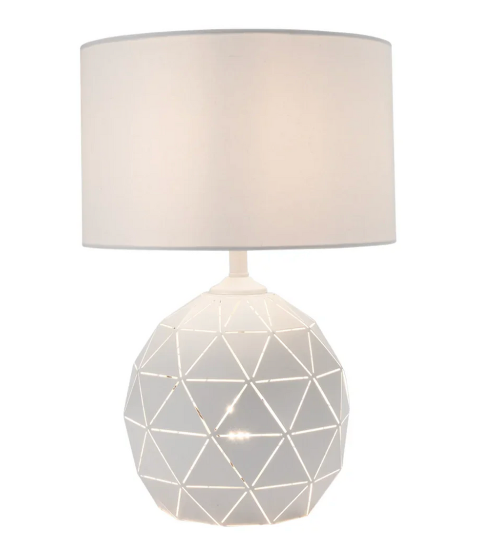 GEOMAX WHITE TABLE LAMP