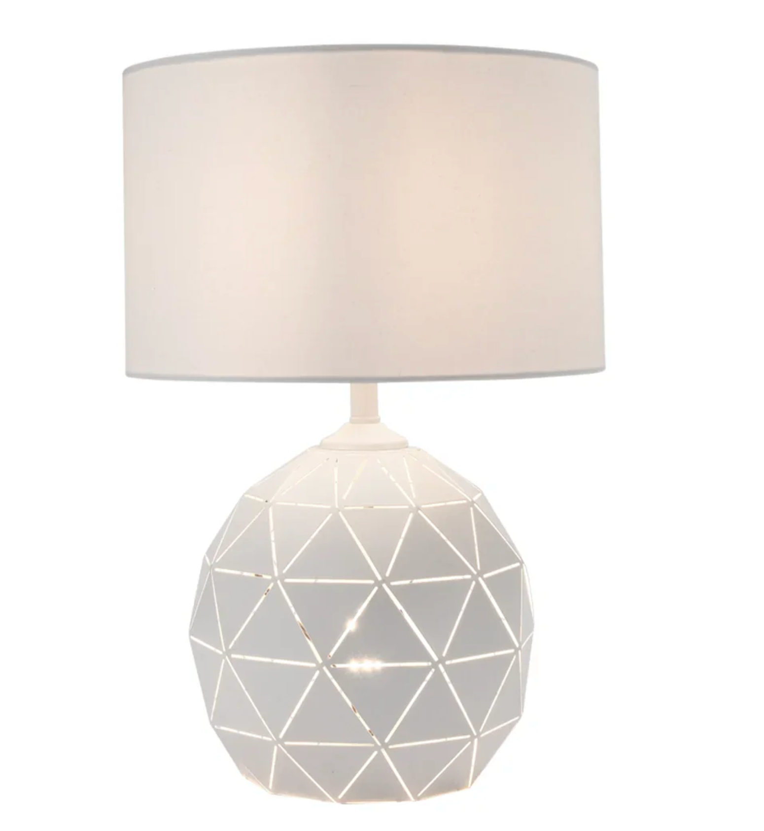 GEOMAX WHITE TABLE LAMP