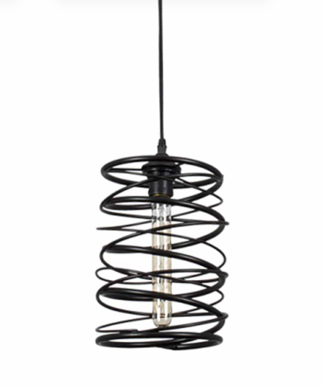 SPIRAL PENDANT BLACK LIGHT