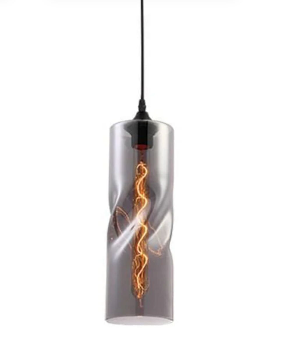 TWISTED GLASS PENDANT