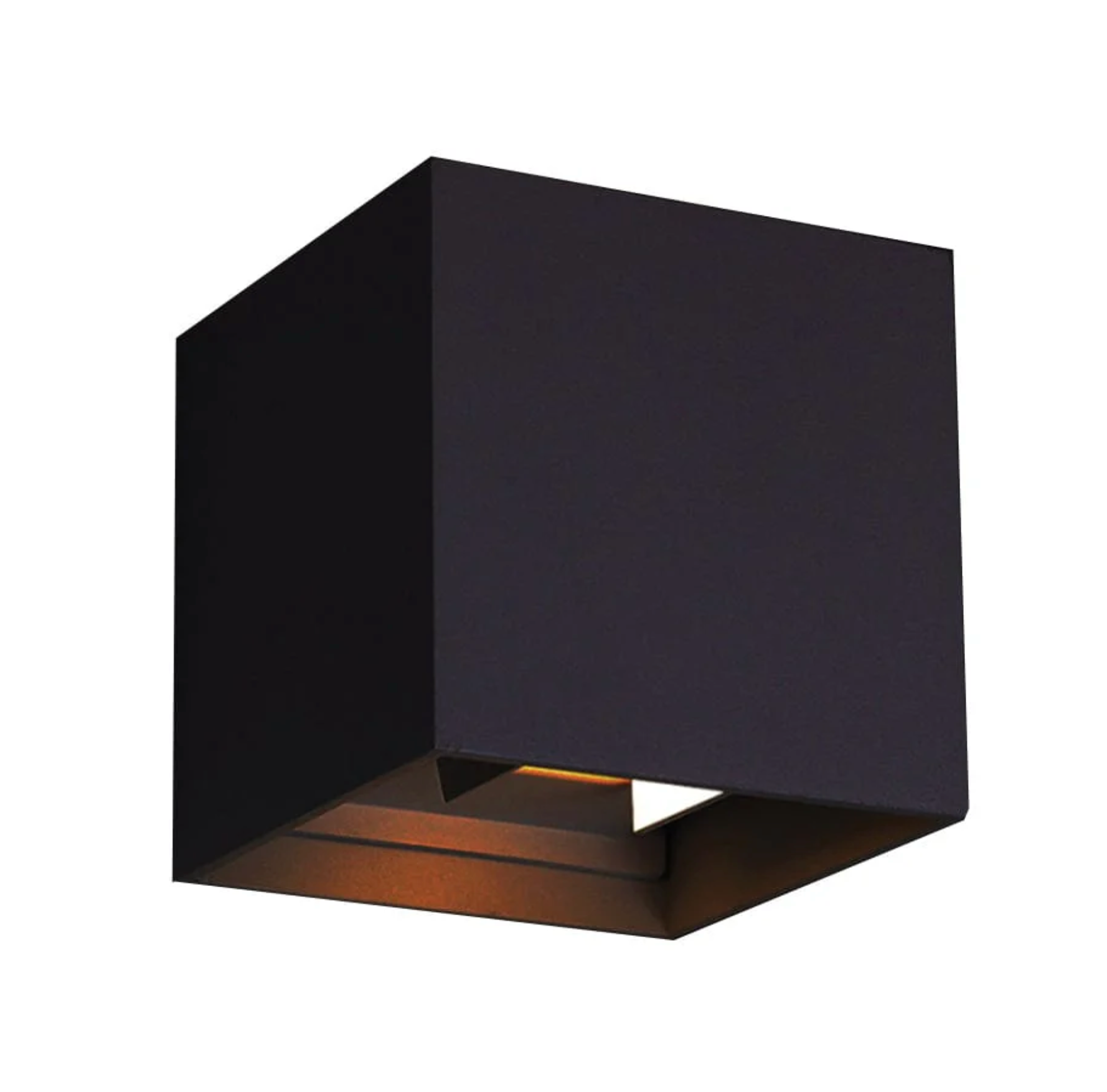 UP AND DOWN LED SQUARE ALUMINIUM WALL LIGHT BLACK | GREY
