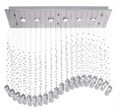 WAVE CRYSTAL CHANDELIER LIGHT