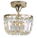 CLARA ACRYLIC CRYSTAL LIGHT | CHROME OR GOLD