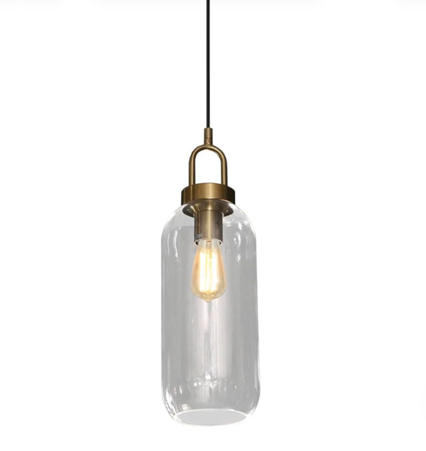 NOUGAT GLASS PENDANT LIGHT CLEAR | SMOKE