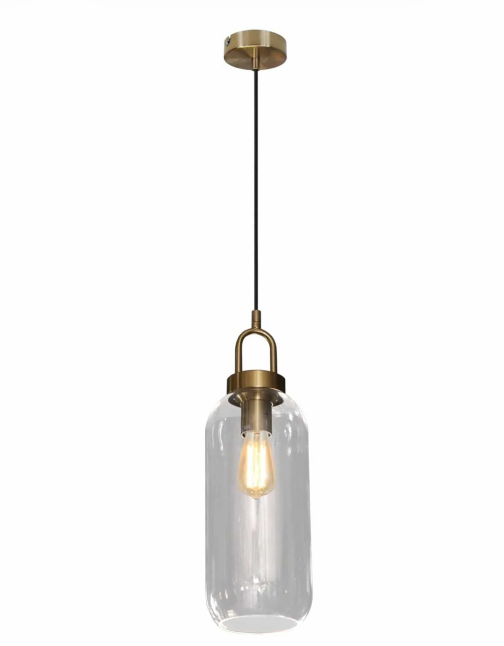 NOUGAT GLASS PENDANT LIGHT CLEAR | SMOKE