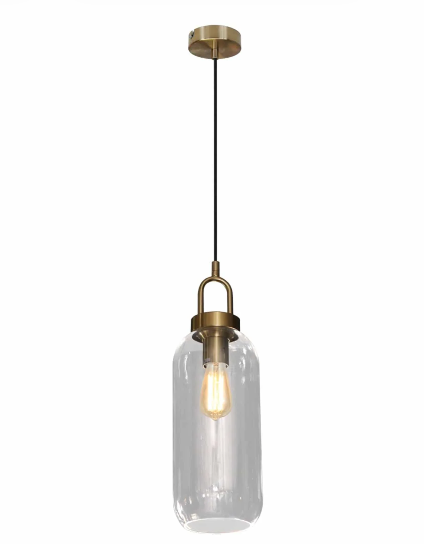 NOUGAT GLASS PENDANT LIGHT CLEAR | SMOKE