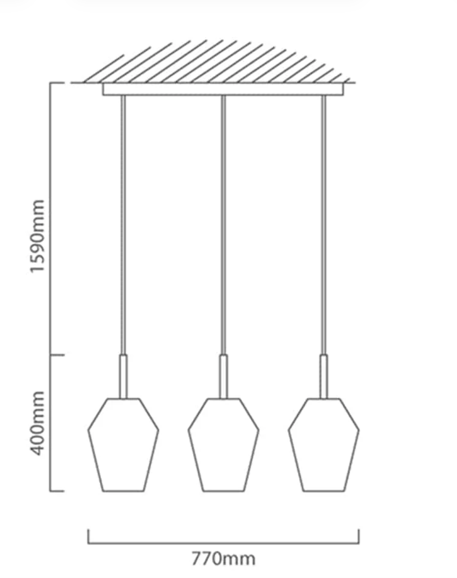 MURMILLO GLASS PENDANT LIGHT | SMOKE AND CHROME