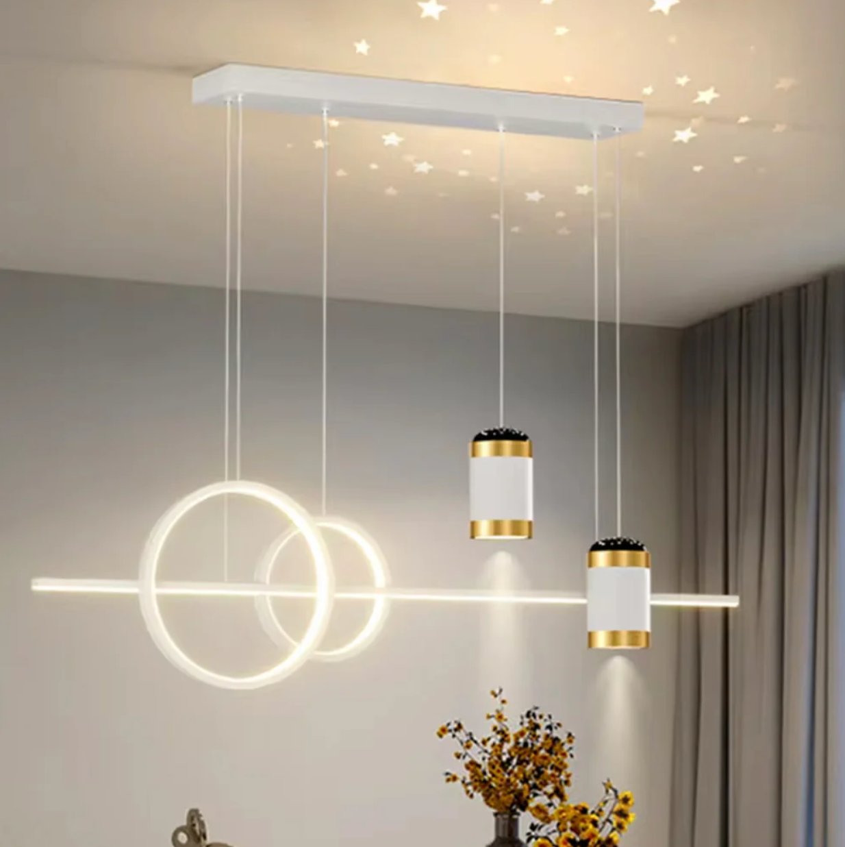 LED Pendant Light with Remote