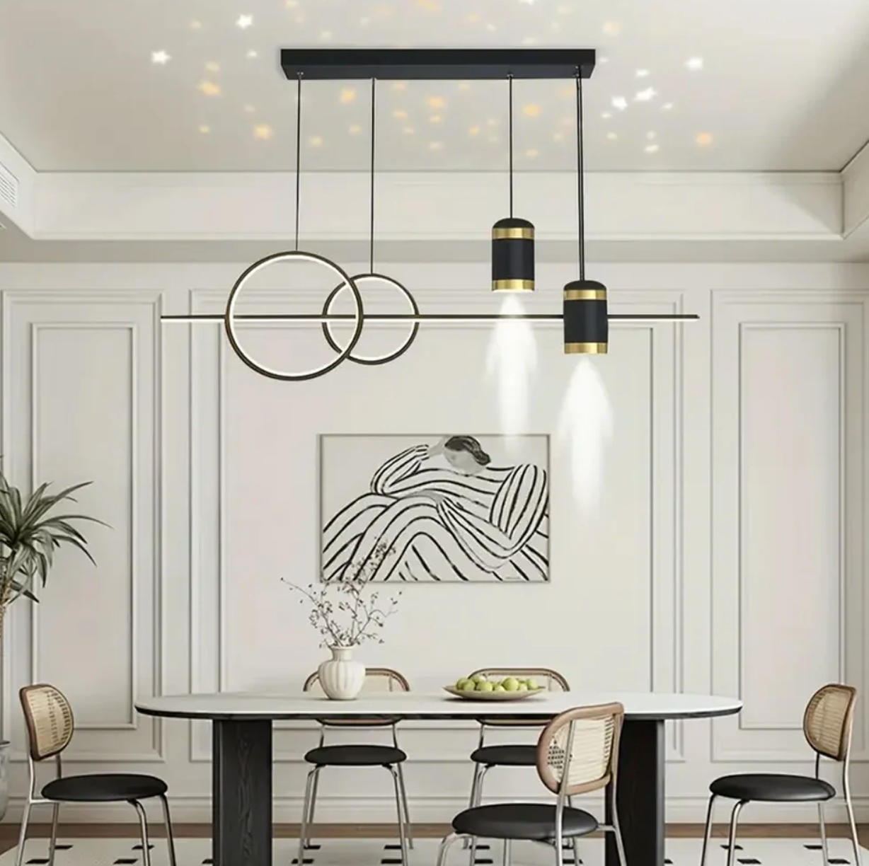 LED Pendant Light with Remote