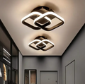 Black Square Modern Corridor Led Light Fixture