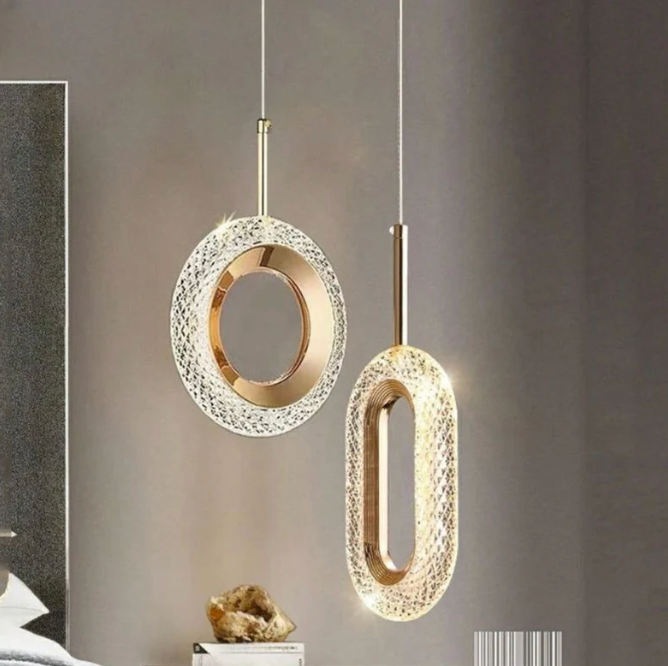 Aurelia Twin Halo Pendant Light
