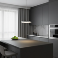 Orbit Disc LED Pendant Light – Chrome