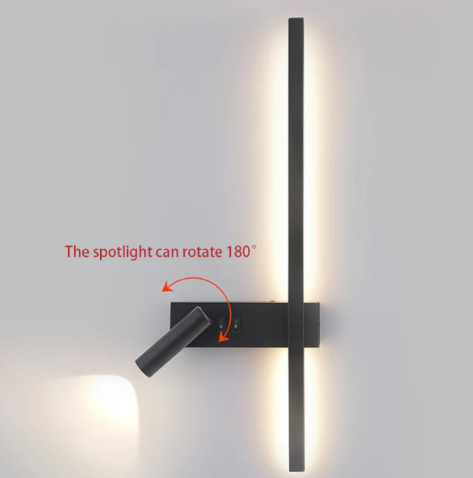 Orbit Dual Reading Wall Light – Right Side