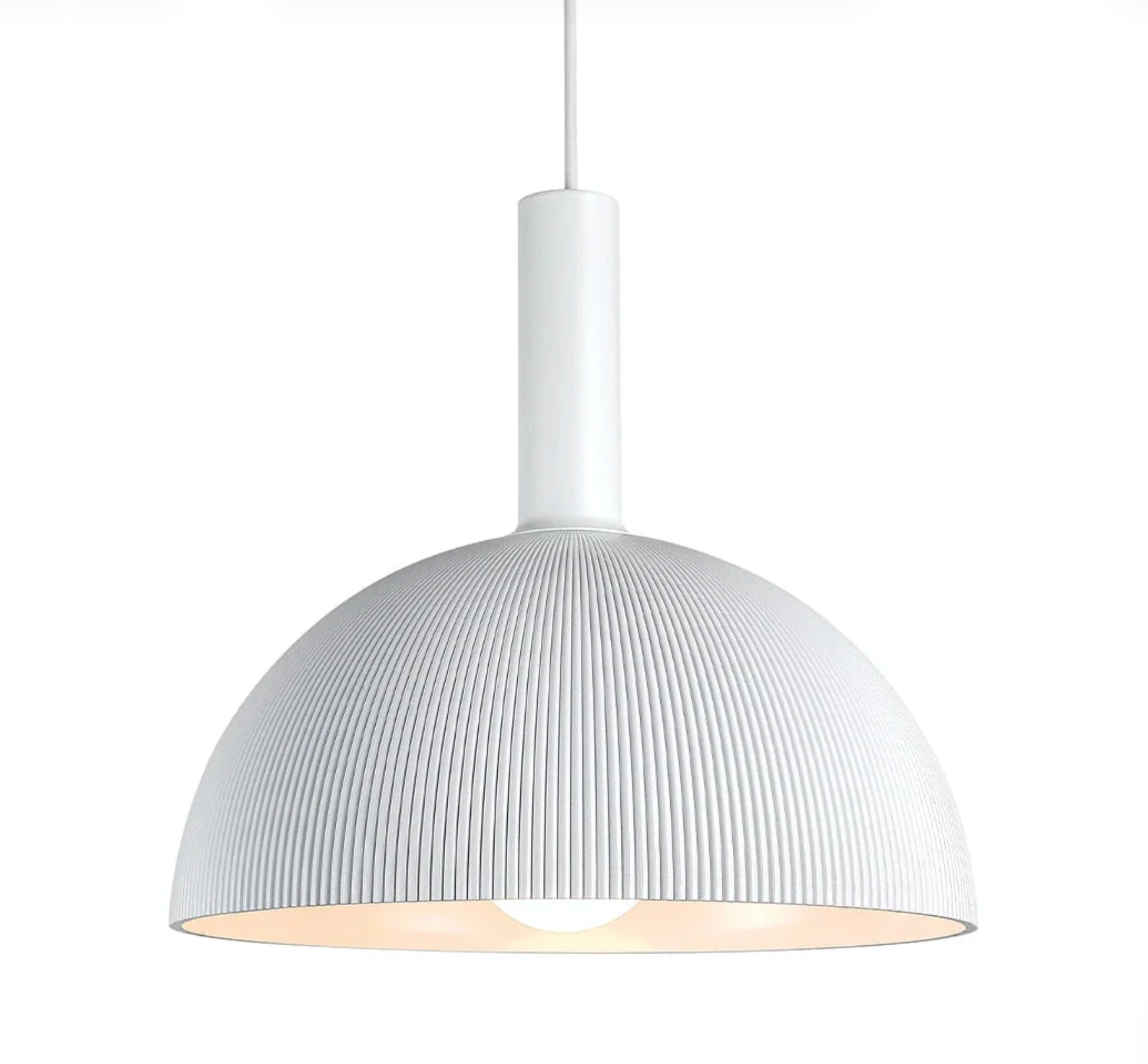 NIMBUS WHITE DOME PENDANT LIGHT
