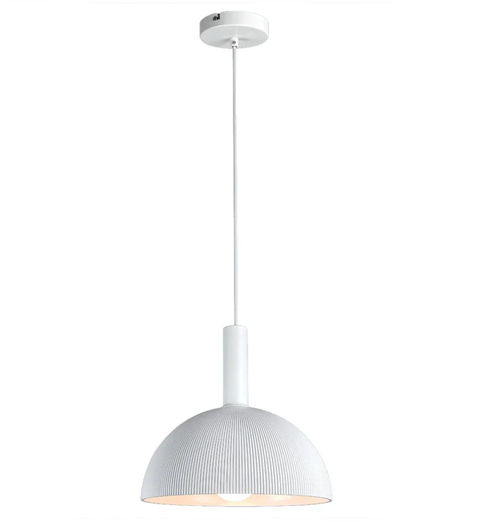 NIMBUS WHITE DOME PENDANT LIGHT