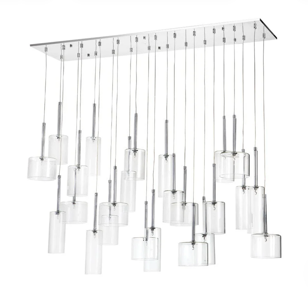 AVION GLASS CLUSTER CHANDELIER LIGHT