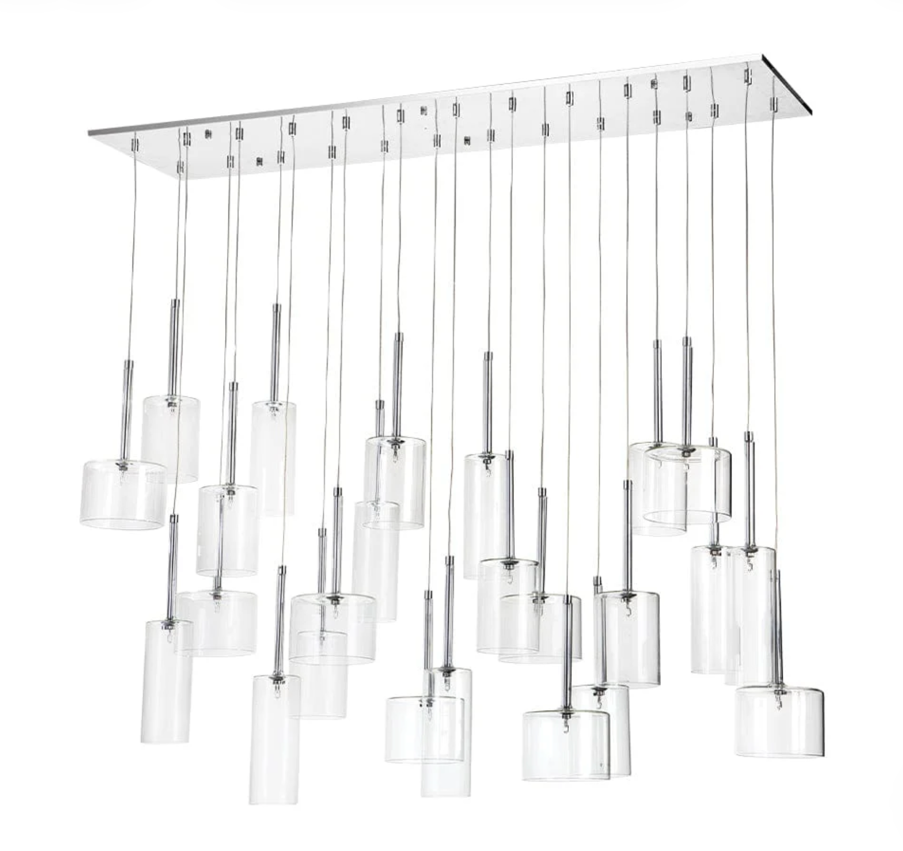 AVION GLASS CLUSTER CHANDELIER LIGHT